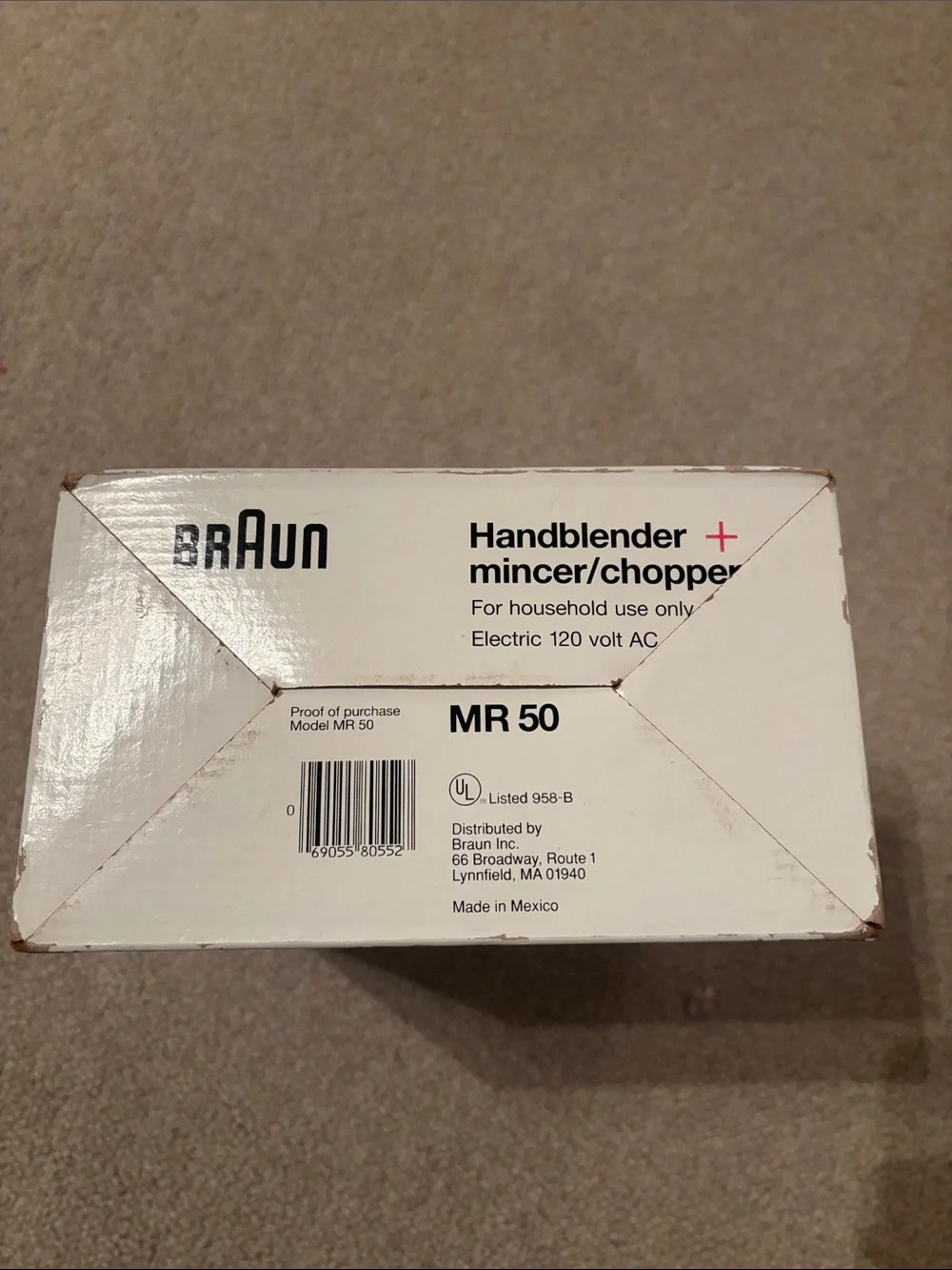 White Handblender + Mincer/Chopper - White